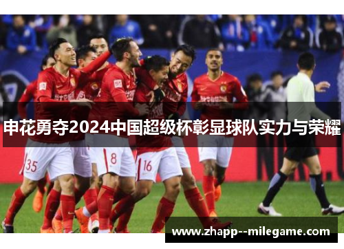 申花勇夺2024中国超级杯彰显球队实力与荣耀